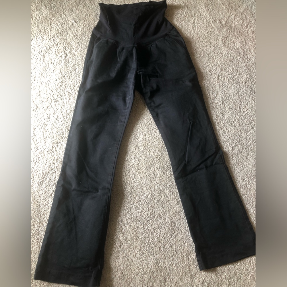 Black maternity pants by Indigo Blue